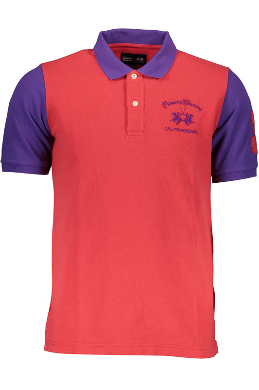 LA MARTINA POLO SHORT SLEEVE MAN RED