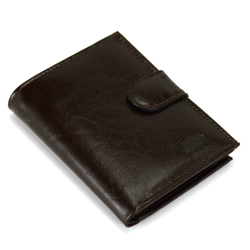 Elegant large men's leather wallet from Elkor