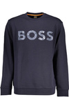 HUGO BOSS MAN BLUE SWEATSHIRT WITHOUT ZIP