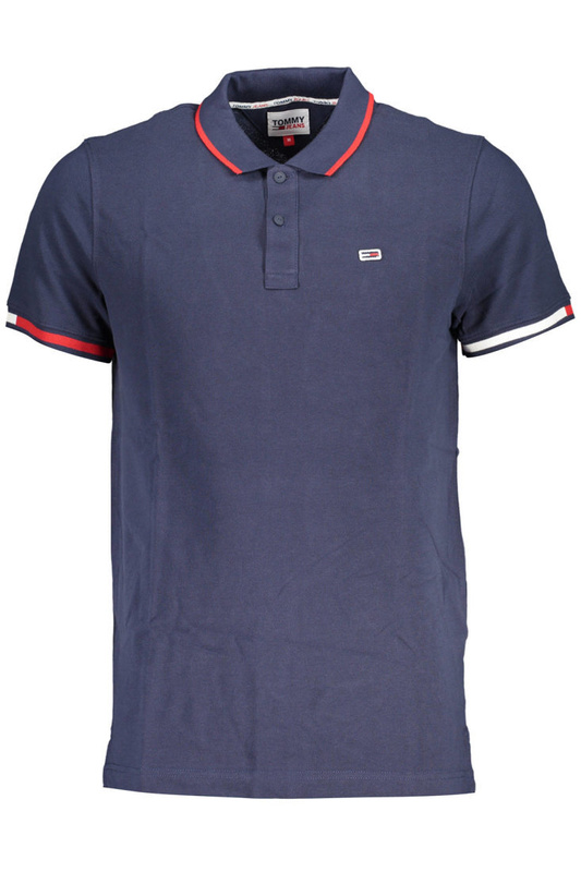 KOSZULKA POLO TOMMY HILFIGER Z KRÓTKIM RĘKAWEM MĘSKA NIEBIESKA