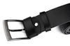 Beltimore full grain leather men's black premium belt E14 : Colors - black, Strap size - r.105-120 cm