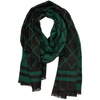 Green Large Scarf Women's cotton warm tassel scarf AX-98