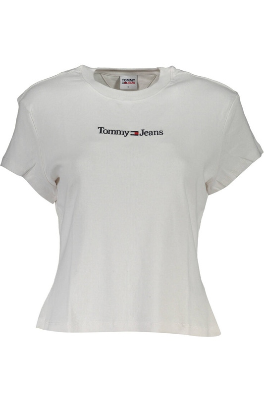 TOMMY HILFIGER WEISSES KURZARM-T-SHIRT FÜR DAMEN