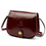 Elegant leather women's crossbody bag