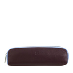 Pen case Colorful Creta by DUDU in Genuine Leather with YKK zip closure. Store your favorite pens that you can always carry with you.