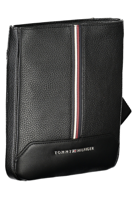 TOMMY HILFIGER MEN&#39;S BLACK SHOULDER BAG