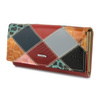 Julia Rososo patchwork boho leather wallet large box M94