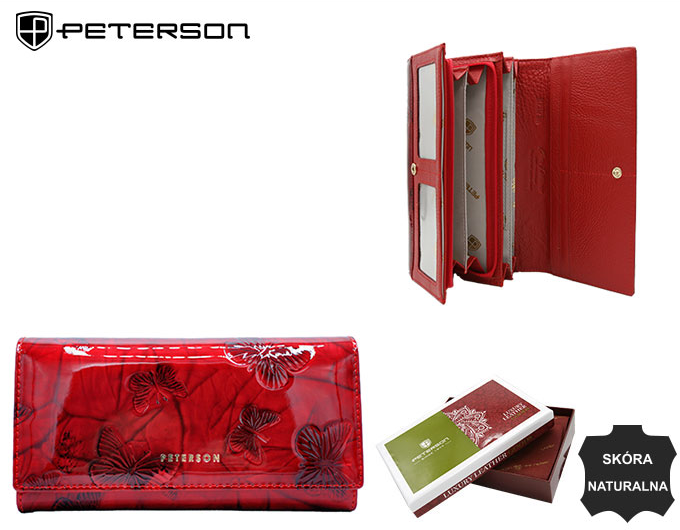 Women's genuine leather wallet Peterson PTN 42100-BF