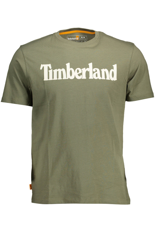 TIMBERLAND GREEN MEN&#39;S SHORT SLEEVE T-SHIRT