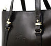 Leather large women's shopper bag shoulder bag