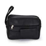 Leather single-compartment men's handbag