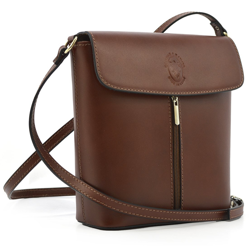 Elegant women's leather shoulder messenger bag