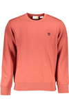 TIMBERLAND MEN&#39;S RED ZIP-OUT SWEATSHIRT