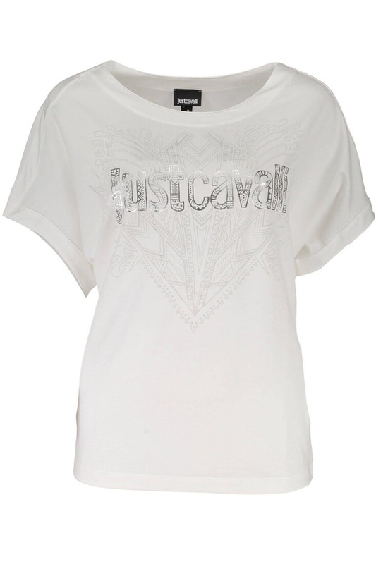 JUST CAVALLI DAMEN KURZARM T-SHIRT WEIß