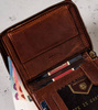 Men's genuine leather wallet Peterson PTN N4C-07-HWM