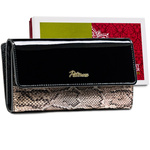 Women's genuine leather wallet Peterson PTN BS-415 SNAKE