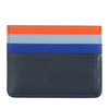 Credit card holder multicolor by DUDU made in soft calfskin Nappa leather with 6 pockets. Ultra slim design, only 4 mm, and unique lightness