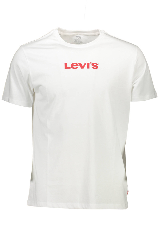 LEVI&#39;S WHITE MEN&#39;S SHORT SLEEVE T-SHIRT