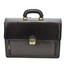 Large men's briefcase leather briefcase Vera Pelle