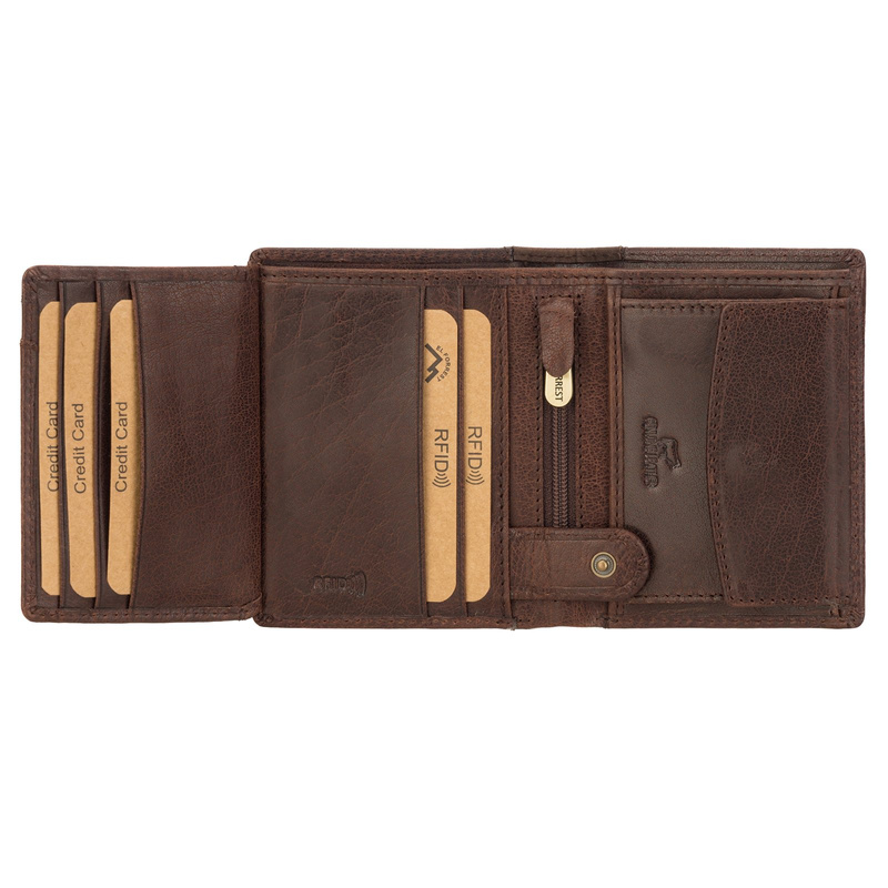 EL FORREST RFID Leather Men's Wallet