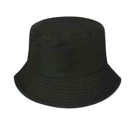 Captions on black double-sided children's bucket hat KAP-MD