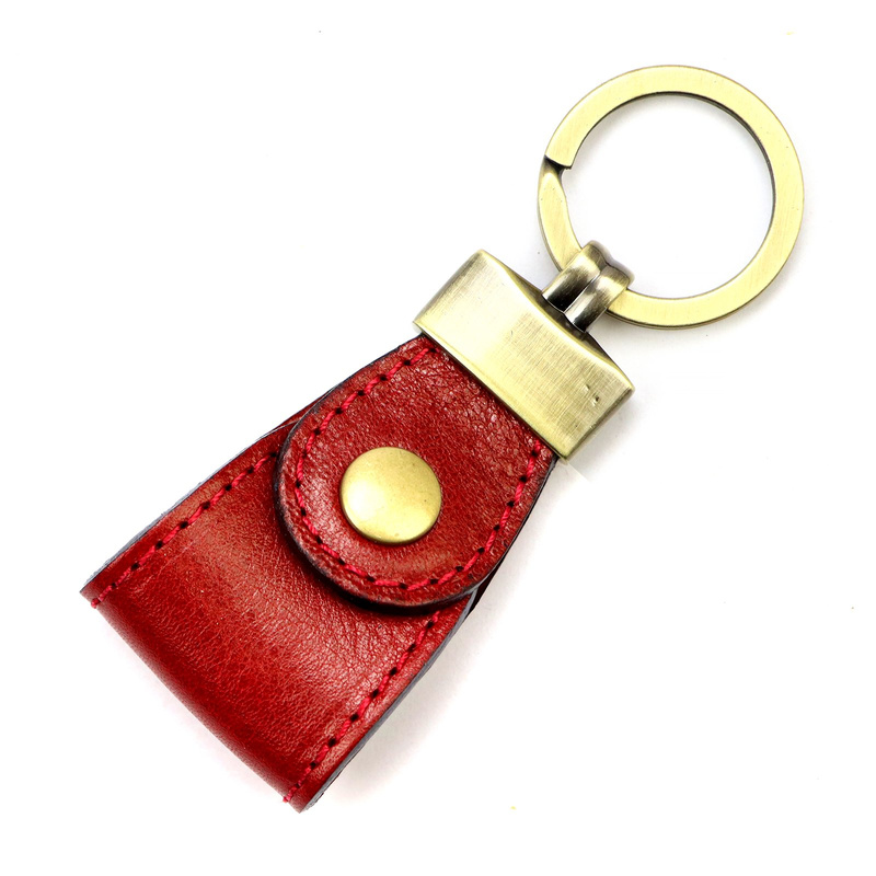 Elegant Leather Keychain by Florence