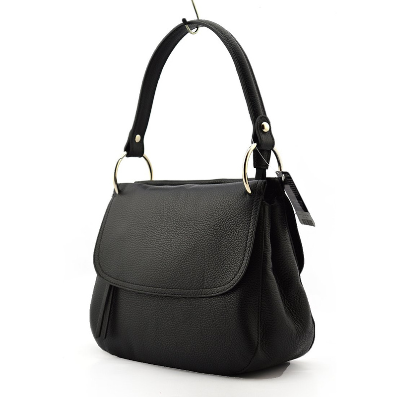 Elegant stylish leather shoulder bag