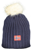 NORWEGEN 1963 BLAUER DAMENHUT