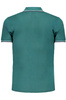 GIAN MARCO VENTURI GREEN MEN&#39;S SHORT SLEEVED POLO SHIRT