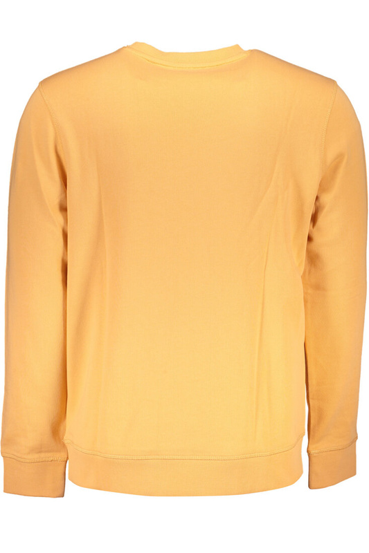 HUGO BOSS MEN&#39;S ORANGE ZIPLESS SWEATSHIRT