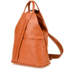 Spacious stylish leather shoulder bag and purse