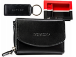 Leather wallet + keyring set ROVICKY R-ZD-604-BG