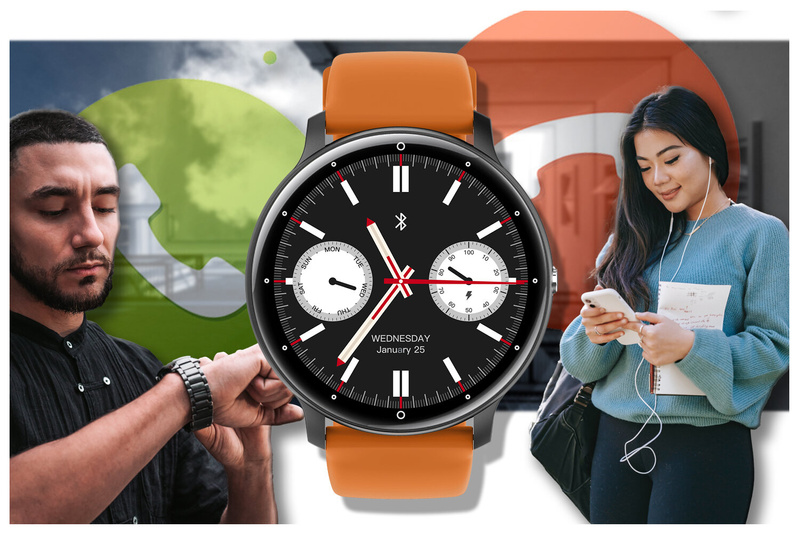 SMARTWATCH UNISEX GRAVITY GT1-2 PRO - BLUETOOTH CONNECTIONS, ADDITIONAL PASSAGE (sg027b)