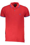 US GRAND POLO HERREN POLO KURZARM ROT