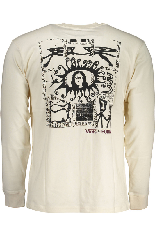 VANS T-SHIRT LONG SLEEVE MAN WHITE