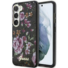 Guess GUHCS23MHCFWSK S23+ S916 czarny/black hardcase Flower Collection