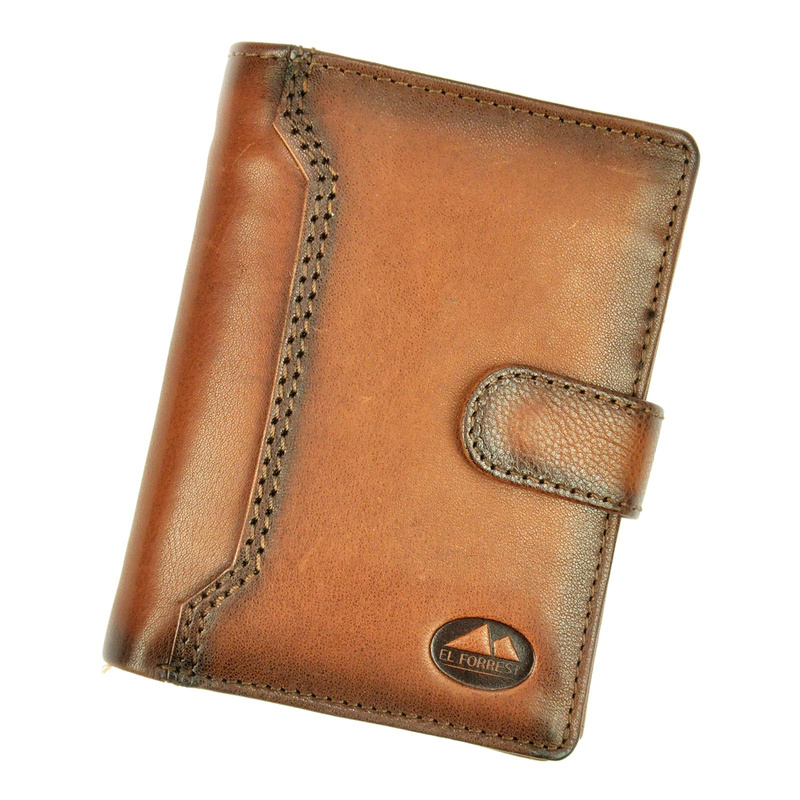 Men's genuine leather wallet EL FORREST 988-623 RFID