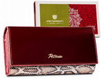 Leather wallet RFID PETERSON PTN BS-490