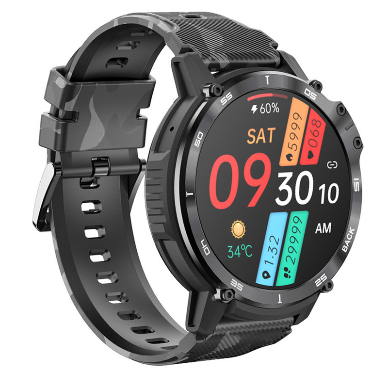 SMARTWATCH MĘSKI Rubicon RNCF07 - WYKONYWANIE POŁĄCZEŃ - BLUETOOTH CALL - ODTWARZACZ MP3 4GB (sr052b)