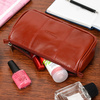 Beltimore Cosmetic Leather brown pencil case M79