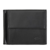 Money clip wallet for men Nappa Sid by Nuvola Pelle with spring, made in genuine leather, with coin pocket and card slots.