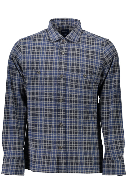 GANT MEN&#39;S BLUE LONG SLEEVE SHIRT