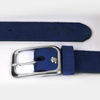 BELTIMORE women's leather belt navy blue box A90 : Colors - navy blue, Strap size - r.85-100 cm