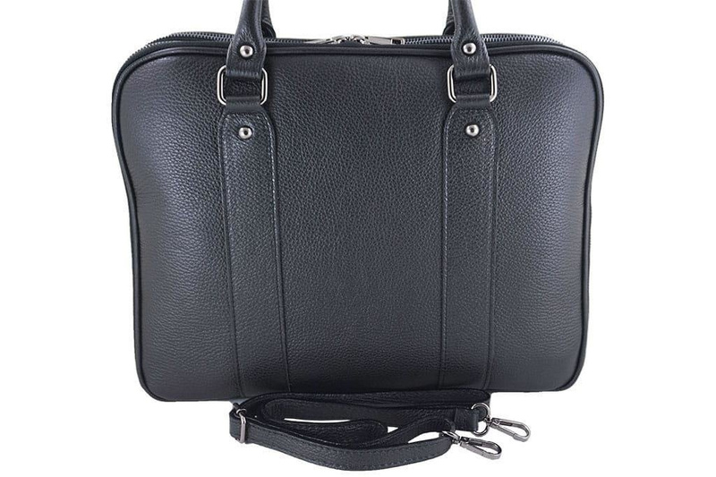 Large Leather Briefcase Women's Document Bag