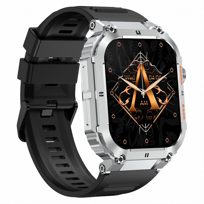 SMARTWATCH MĘSKI Gravity GT6-5 - WYKONYWANIE POŁĄCZEŃ, MONITOR SNU (sg020e)