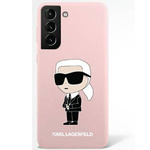 Karl Lagerfeld KLHCS23SSNIKBCP S23 S911 hardcase różowy/pink Silicone Ikonik