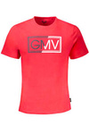 GIAN MARCO VENTURI MEN&#39;S RED SHORT SLEEVE T-SHIRT