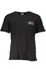 TOMMY HILFIGER BLACK MEN'S SHORT SLEEVE T-SHIRT