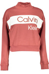 CALVIN KLEIN SWEATSHIRT WITHOUT ZIP WOMAN RED