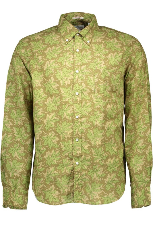 GANT MEN`S GREEN LONG SLEEVE SHIRT